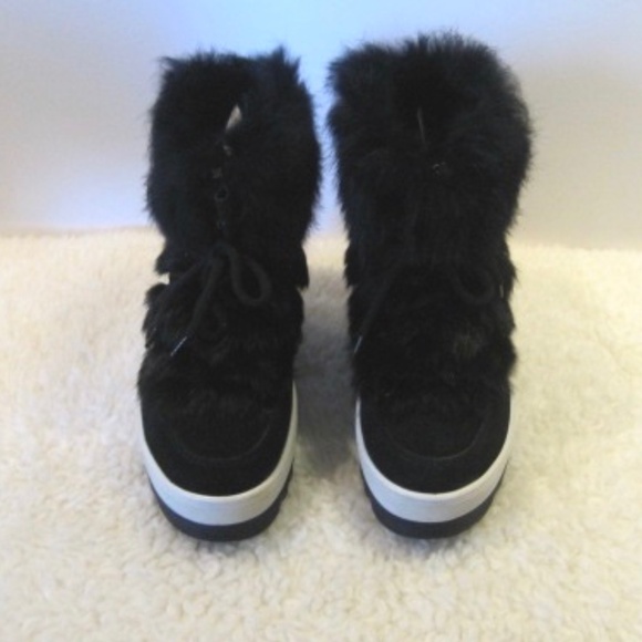 Cougar Vanora 2 Rabbit Fur Trim Suede Boots - Picture 3 of 13